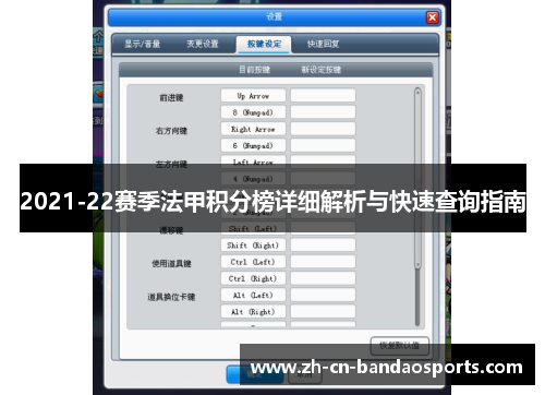 2021-22赛季法甲积分榜详细解析与快速查询指南